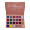 Make-up 24 Farben Private Label Kosmetik Glitter Lidschatten-Palette OEM-Logo